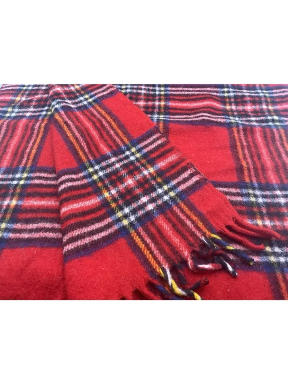 Faribo red plaid